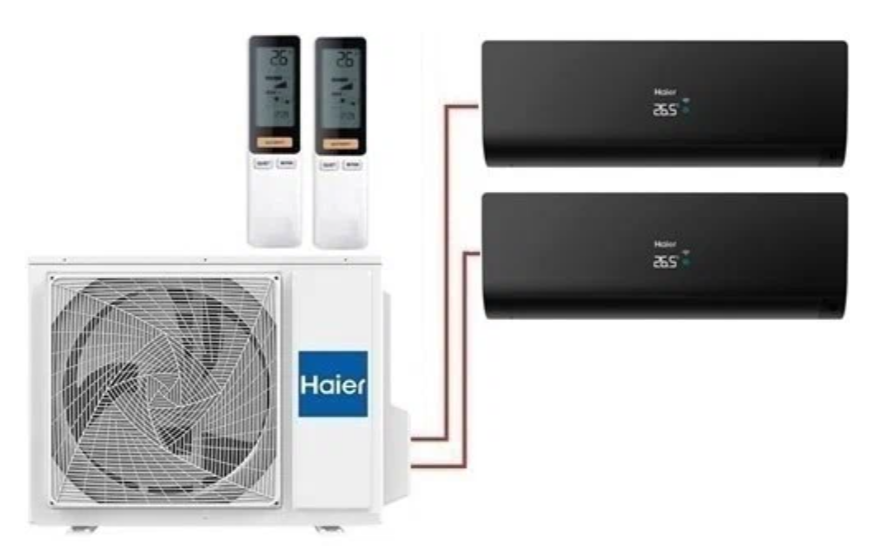 Внешний блок мульти сплит-системы на 2 комнаты Haier 2U40S2SM1FA/AS25S2SF2FA-B/AS35S2SF2FA-B